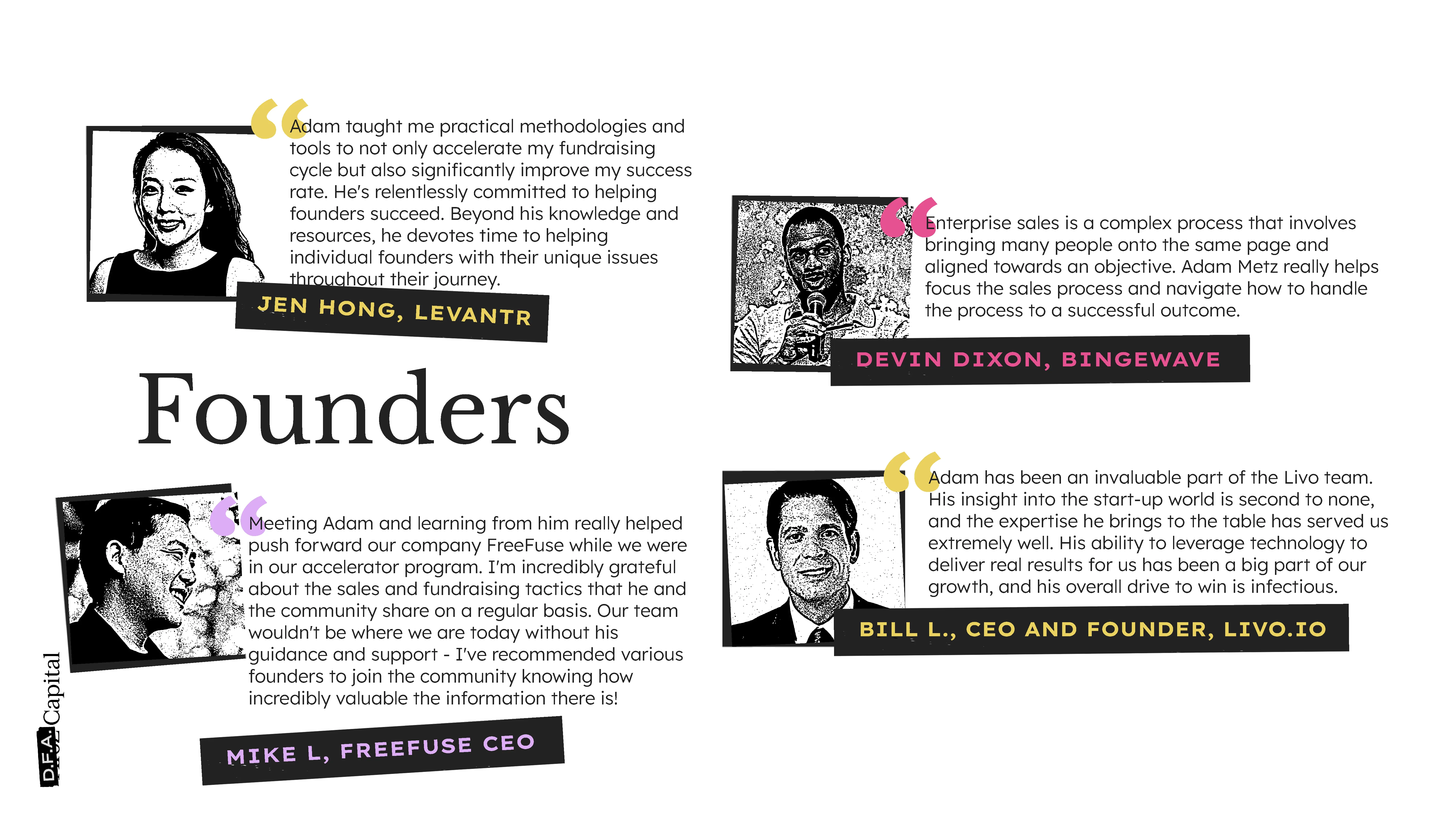 D.F.A. Capital pitch deck