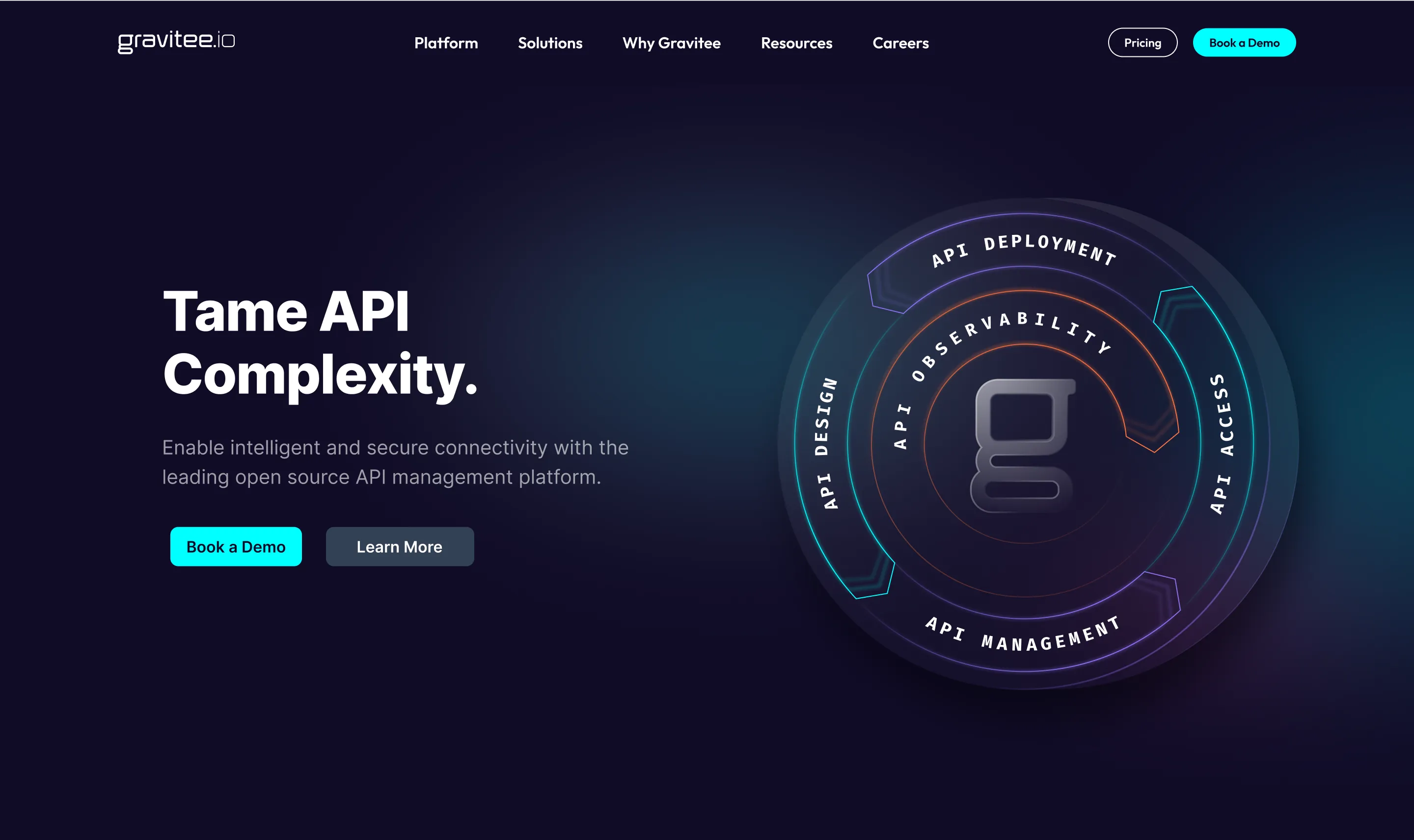 Gravitee Home page
