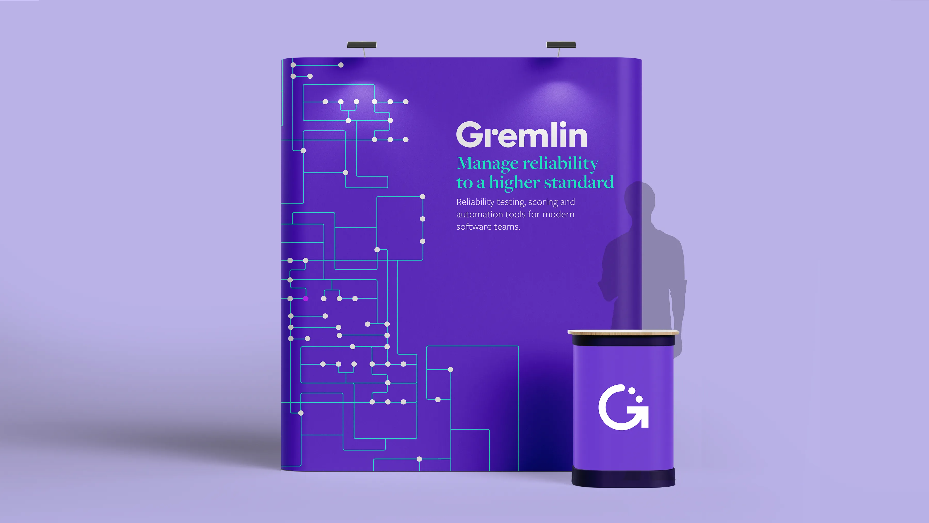 Gremlin AWS Booth mockup